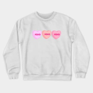 Valentine XOXO Conversation Hearts Crewneck Sweatshirt